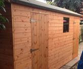 14ft x 6ft Hipex Shed with an internal partition