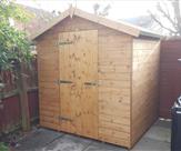 Apex shed 6ft x 6ft delivered, treated and erected in Chilwell