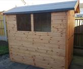 Sheds_ 7ft x 4ft Apex shed. Delivered_ treated _ erected in Hucknall