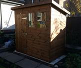 Sheds_ 7ft x 4ft pent shed fitted in Long Eaton