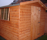 Apex Shed with side opening windows
