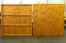 Tongue and Grooved Redwood Matchboard Fence Panel