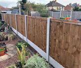 5ft high fence fitted in Sawley