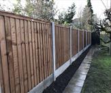 6ft high fence fitted in Long Eaton Dec 2107