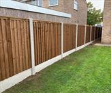 6ft high fencing fitted in long Eaton. 3rd oct 2108