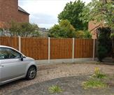 6ft high fencing supplied and erected in Long Eaton.