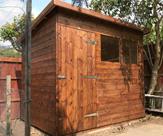 8ft x 6ft pent shed fitted in Beeston.