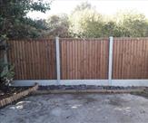 A short run of fencing we fitted in Long Eaton 20th October 2018