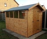 Apex shed 10ft x 6ft with four fixed windows