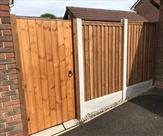 Fencing and gate fitted in Chilwell.