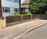 Front fence fitted in Kegworth.
