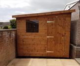 Pent shed 10ft x 8ft with key lock 2017