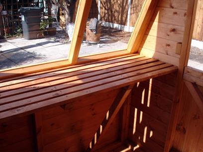 Shelf In Potting Shed