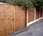 F54 - Double Matchboard Tongue and Groove Gates and Feather Edge Fencing