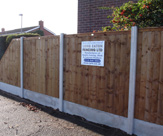 F59 - 6ft high premium feather edged fencing.