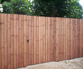 F11 - 6ft high Closeboard Fencing with Gate