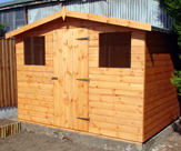 SS07 - Apex Shed with front windows