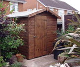 SS09 - Apex Shed with off-set door