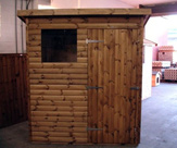 SS31 - Pent Loglap Shed