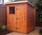 SS40 - 6 x 4 Pent Shed