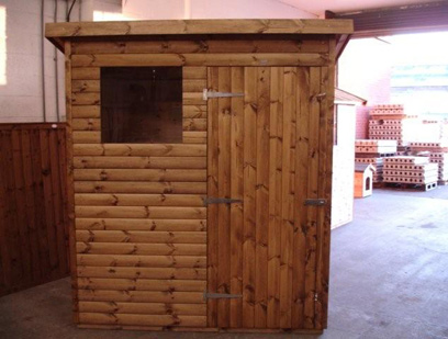 Pent - Loglap Shed