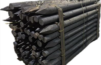Round Wooden Posts